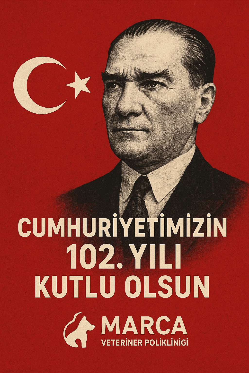 Cumhuriyetimizin 102. Yılı Kutlu Olsun!